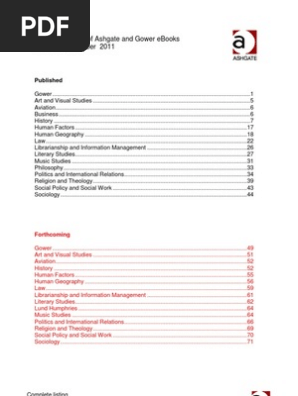 Ashgate And Gower Ebooks Risk Management Risk - 